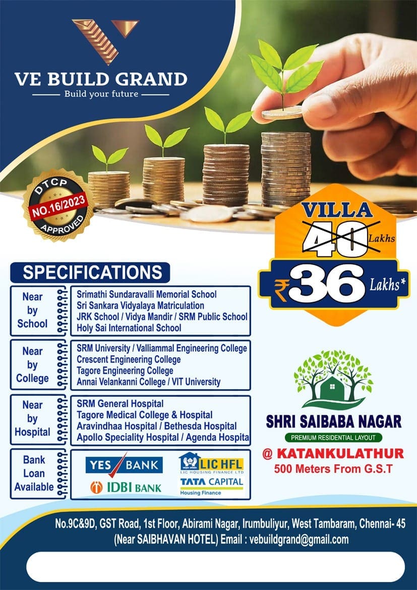 VE BUILD GRAND – Property Delevopers – Chennai